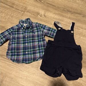 Ralph Lauren Overalls Set